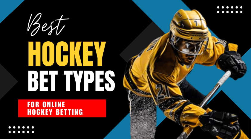 An image of a hockey player for the best online hockey betting types.